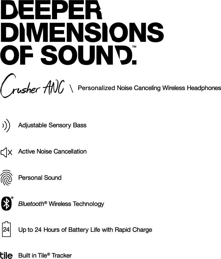 クラッシャーアクティブノイズキャンセリング – Skullcandy Support クラッシャーアクティブノイズキャンセリング – Skullcandy Support