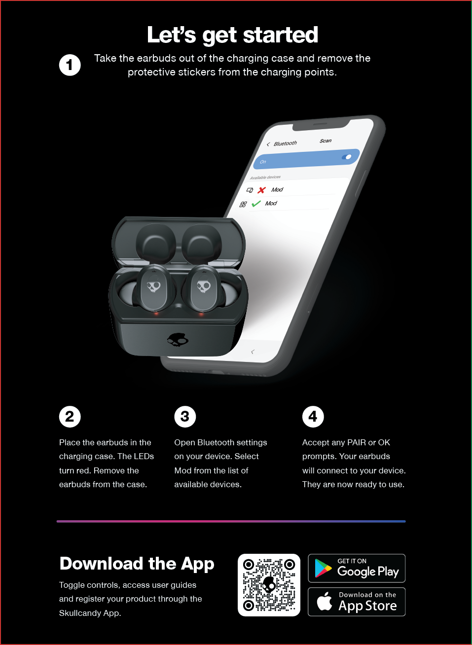 How do you connect skullcandy wireless earbuds new arrivals